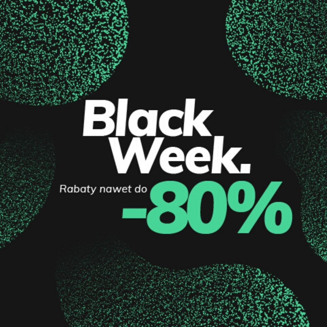 BLACK WEEK: blisko 60 Twoich ulubionych sklepów ze zniżkami do 80%!